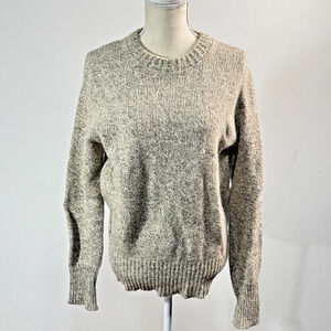 VTG Winona Knits Heavy Wool Knit Crew Neck Sweater - Size Large